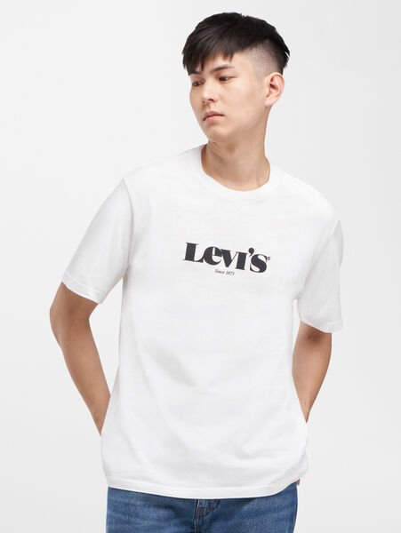 SS RELAXED FIT Tシャツ MV SSNL LOGO WHITE