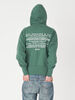 RCI X LEVI'S TWO POCKET HOODED SWEATSHIRT IN FOREST GREEN