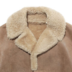 Levi's Made & Crafted Shearling Ranch Coat 55946: 0000 Bone Brown