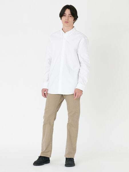 AUTHENTIC ボタンダウンシャツ ホワイト BRIGHT WHITE