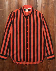 1960'S ボタンダウンシャツ RED BLACK MULTI