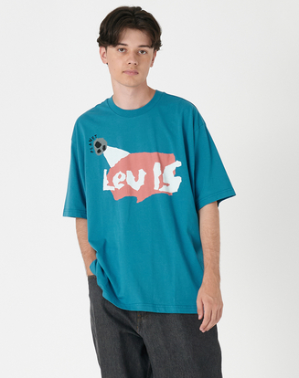 LEVI'S® SKATE グラフィック Tシャツ ブルー PLANET