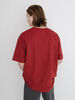 MIU BOXY Tシャツ RED DAHLIA