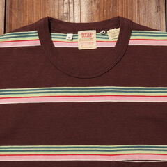 Levi's Vintage Clothing 1960s Striped Tee Shirt 31960: 0052 Brown Multi