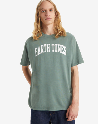 ヴィンテージ グラフィック Tシャツ グリーン EARTH TONES