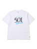 ヴィンテージフィット グラフィックTシャツ 501® BLUES VW WHITE