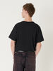 SILVERTAB™ グラフィック クルーネックTシャツ ブラック CAVIAR