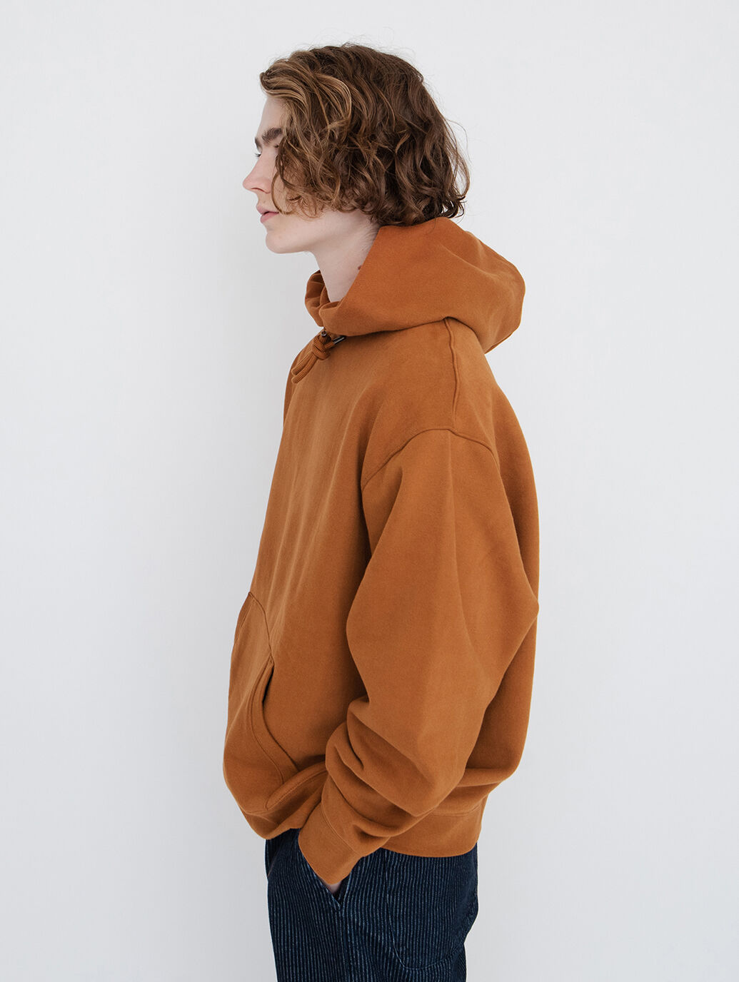 LEVI'S® MADE&CRAFTED® RELAXED HOODIE CARAMEL CAFE