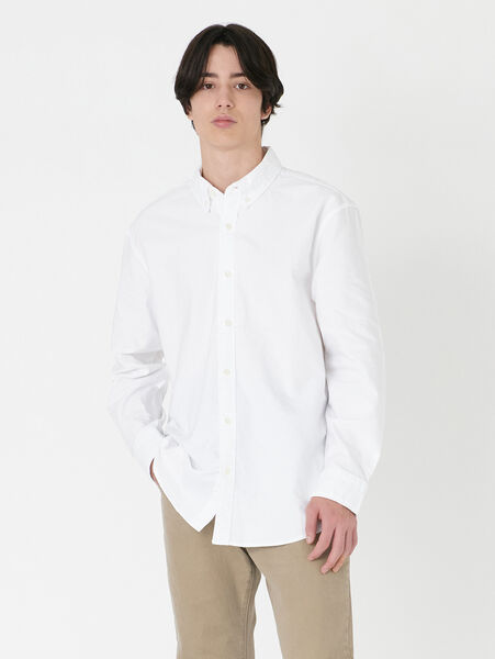 AUTHENTIC ボタンダウンシャツ ホワイト BRIGHT WHITE