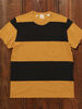 1960's カジュアルストライプTシャツ BLACK GOLD