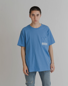 POCKET Tシャツ BLUE STRIKE BLUE/WHITE