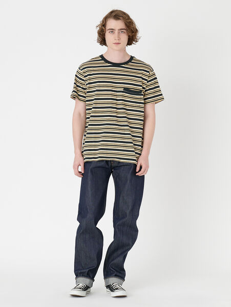 LEVI'S® VINTAGE CLOTHING 1940'S Tシャツ DOLORES イエロー STRIPE