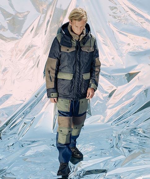 white mountaineering×Levi´s モッズコート-