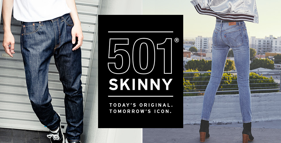 levi's 501 skinny man