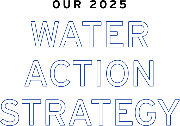 OUR 2025 WATER ACTION STRATEGY