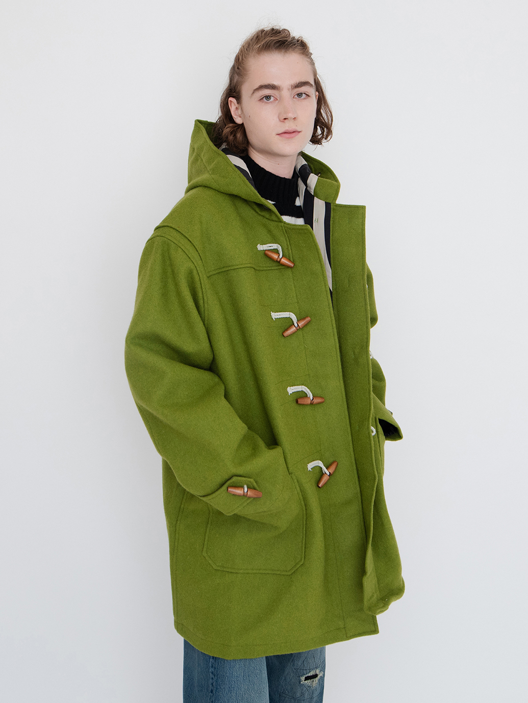 LEVI'S® VINTAGE CLOTHING DUFFEL COAT CALLA GREEN